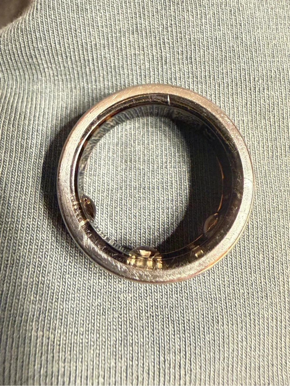 Oura Gen3 Smart Ring in brushed nickel — Size 10